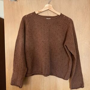 MamaOwl Siskin Meadow Sweater in Hazelnut